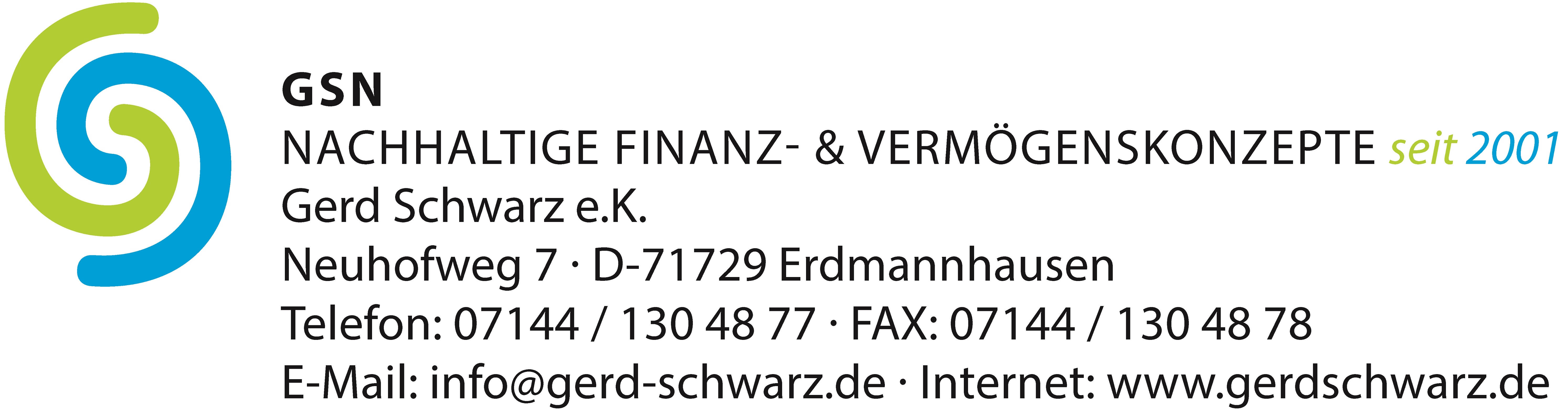 Gerd Schwarz (Öko-Zinsen) Logo